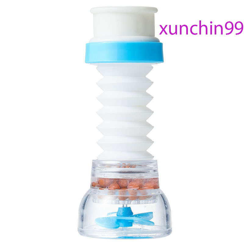 [vln]  Đầu vòi lọc nước rửa bát tăng áp xoay 360 có thể kéo dài chống bắn nước ra ngoài-xunchin99d15