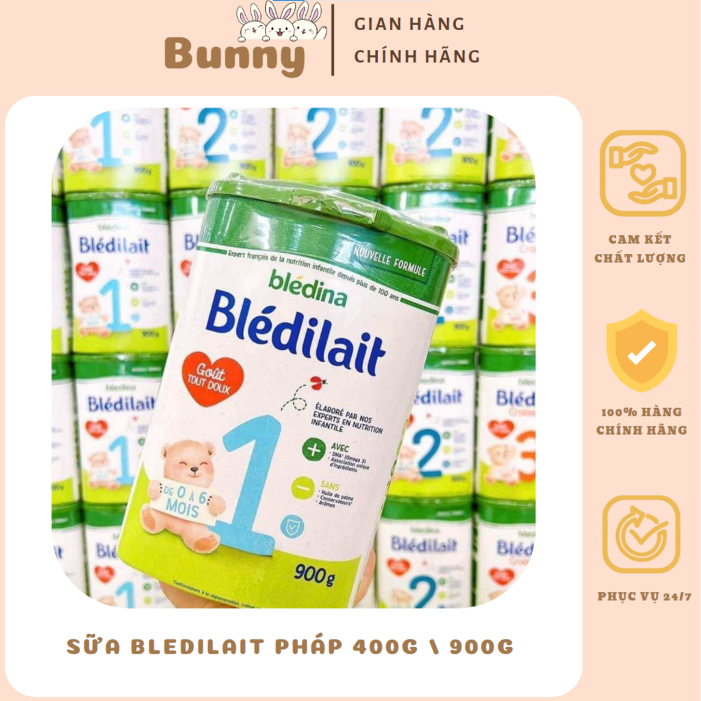 ( Chính hãng) Sữa Bledilait Pháp 400g / 900g