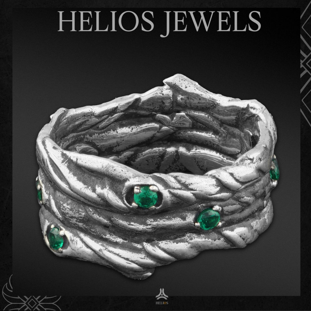 Nhẫn Bạc S925 Trunk - Bough Helios Silver Original