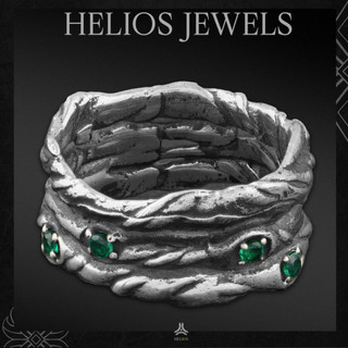 Nhẫn Bạc S925 Trunk - Bough Helios Silver Original
