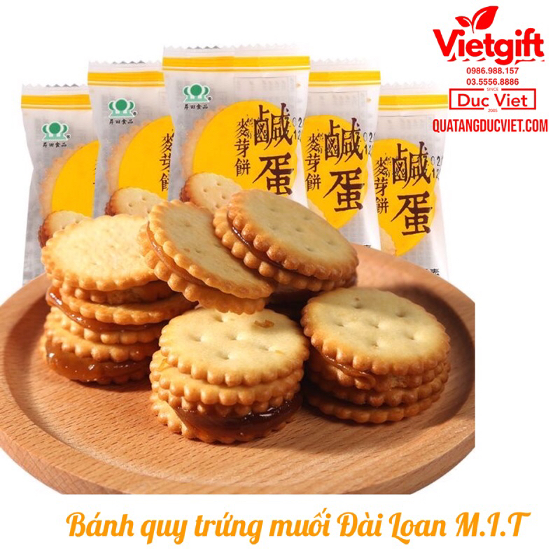 Bánh quy trứng muối Đài Loan 500g MIT