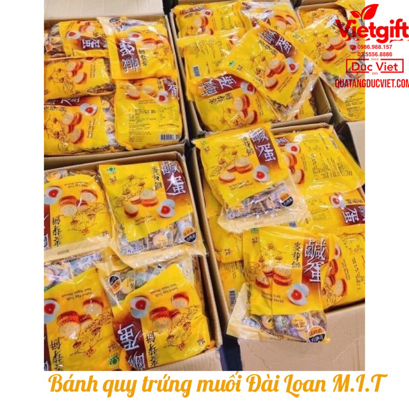 Bánh quy trứng muối Đài Loan 500g MIT