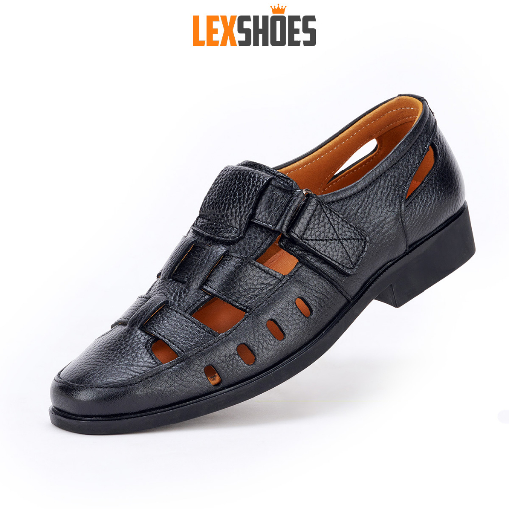 Giày nam trung niên LEXSHOES giày da bò LEX07 cao cấp bảo hành 1 năm