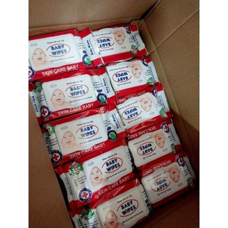 [ Thùng 50 Gói ] Khăn Ướt Baby Cao Cấp 80g Mùi Dịu Nhẹ
