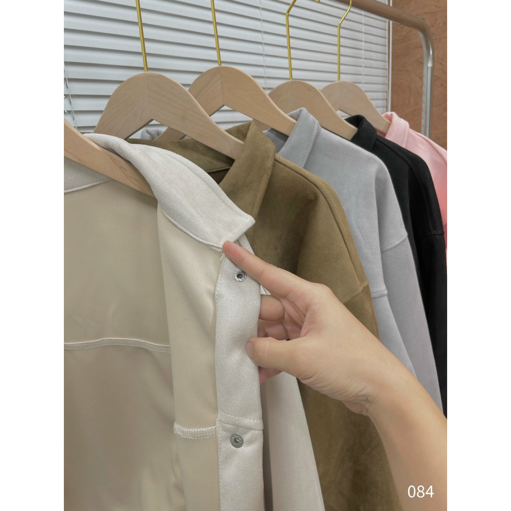 ÁO KHOÁC DA LỘN CROPTOP A2