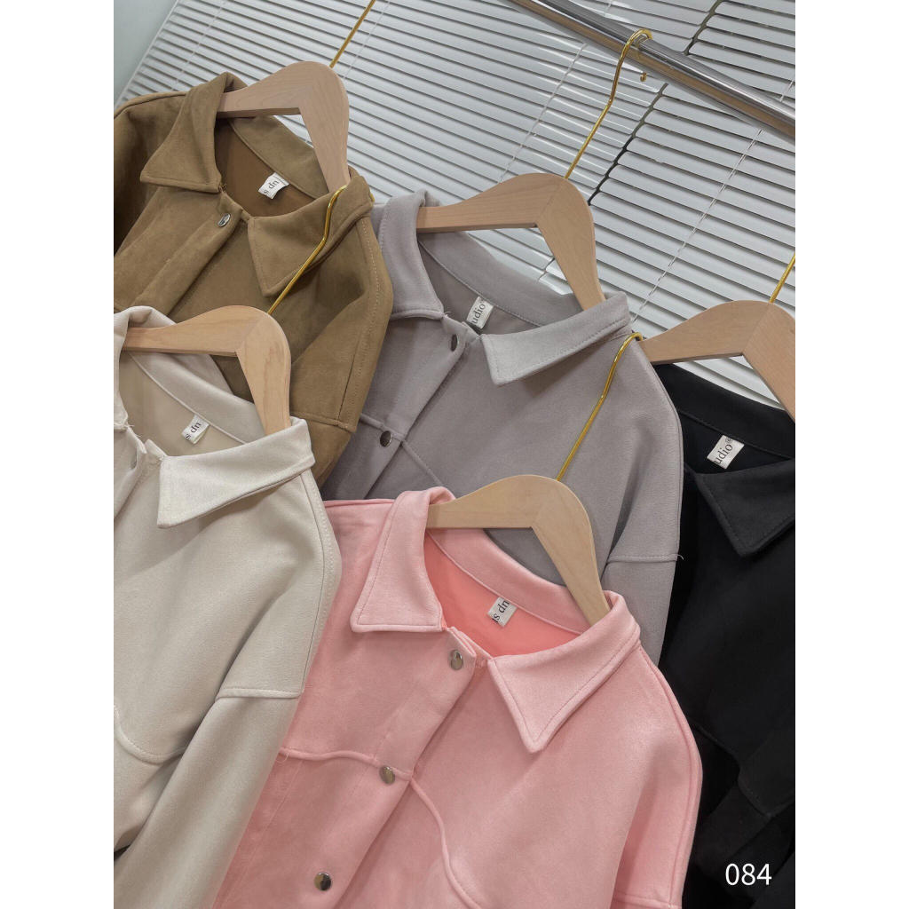 ÁO KHOÁC DA LỘN CROPTOP A2