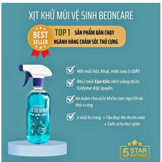 Chai Xịt khử mùi nước tiểu chó mèo, khử mùi hôi thú cưng, BeonCare, Sạch Ngứa – Công Nghệ Diệt Khuẩn Nano Silver - 500ml