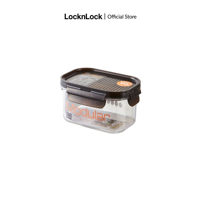 Hộp bảo quản thực phẩm Lock&Lock Bisfree Modular Container nắp nâu (nhiều dung tích)