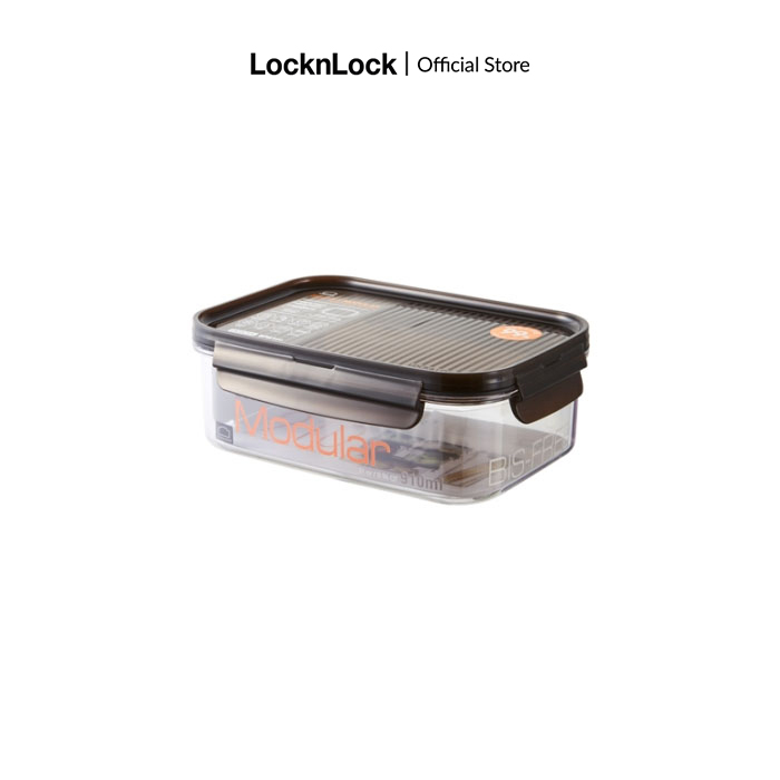 Hộp bảo quản thực phẩm Lock&Lock Bisfree Modular Container nắp nâu (nhiều dung tích)