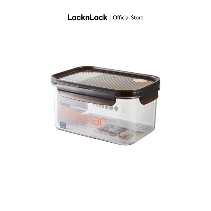 Hộp bảo quản thực phẩm Lock&Lock Bisfree Modular Container nắp nâu (nhiều dung tích)