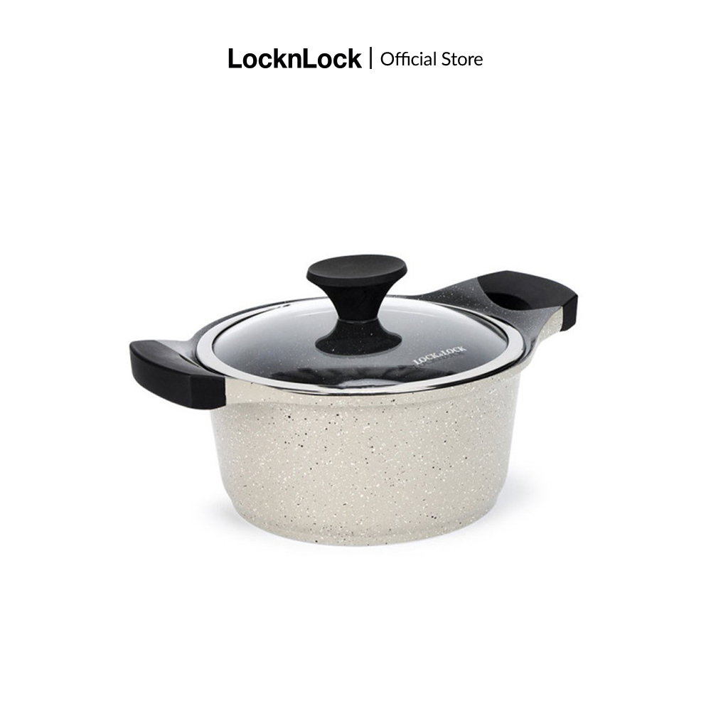 Nồi nhôm phủ ceramic Lock&Lock Stone Pot 18-20-24cm