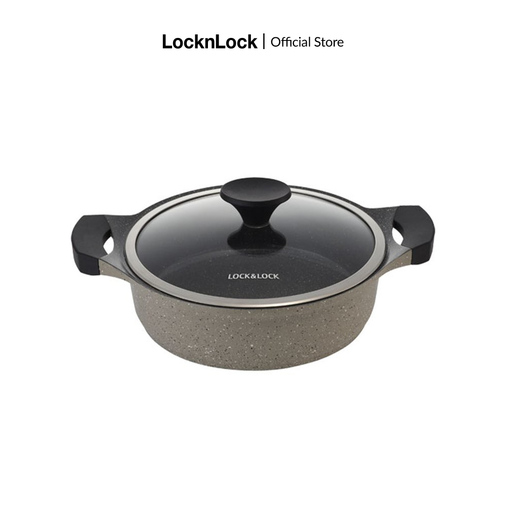 Nồi nhôm phủ ceramic Lock&Lock Stone Pot 18-20-24cm