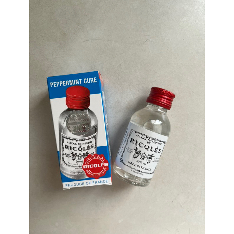 Dầu thoa cồn bạc hà Ricqles Peppermint oil 50ml Chính hãng