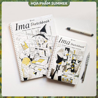Sổ Sketchbook vẽ chì phác thảo Nabii Ima - 160gsm 32 tờ