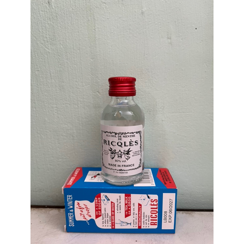 Dầu thoa cồn bạc hà Ricqles Peppermint oil 50ml Chính hãng