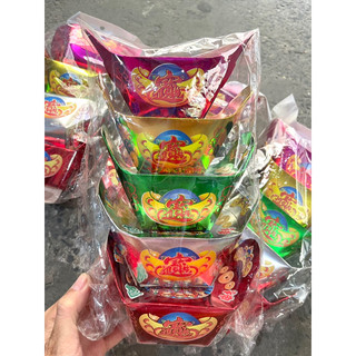 Combo 5 thỏi vàng giấy ngũ sắc cúng thần tài, thờ cúng