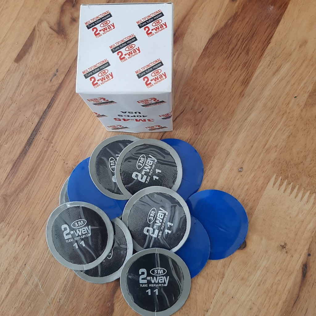 Hộp 40 miếng vá săm lốp ô tô, xe máy 3M 2way số 11