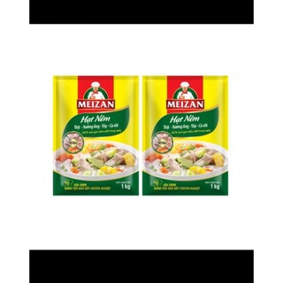 2kg hạt nêm Meizan gồm 2bịch mỗi bịch 1 kg