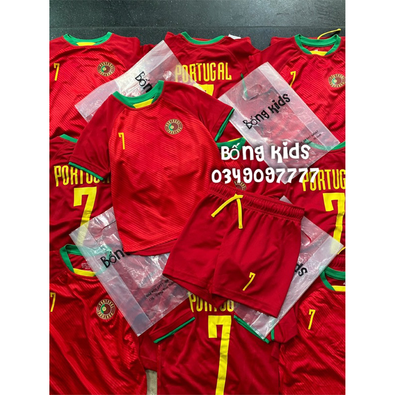 Bộ Hè Bé Trai Bóng Đá HaM