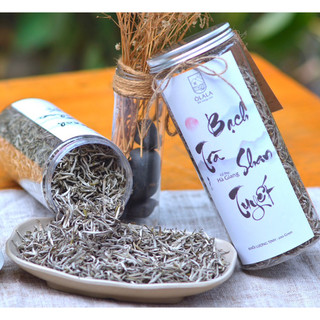 Bạch trà shan tuyết cổ thụ tặng 100gram trà shan 1 tôm 2 lá