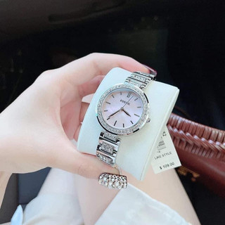 Đồng hồ nữ Fossil dây thép, kích thước 33mm