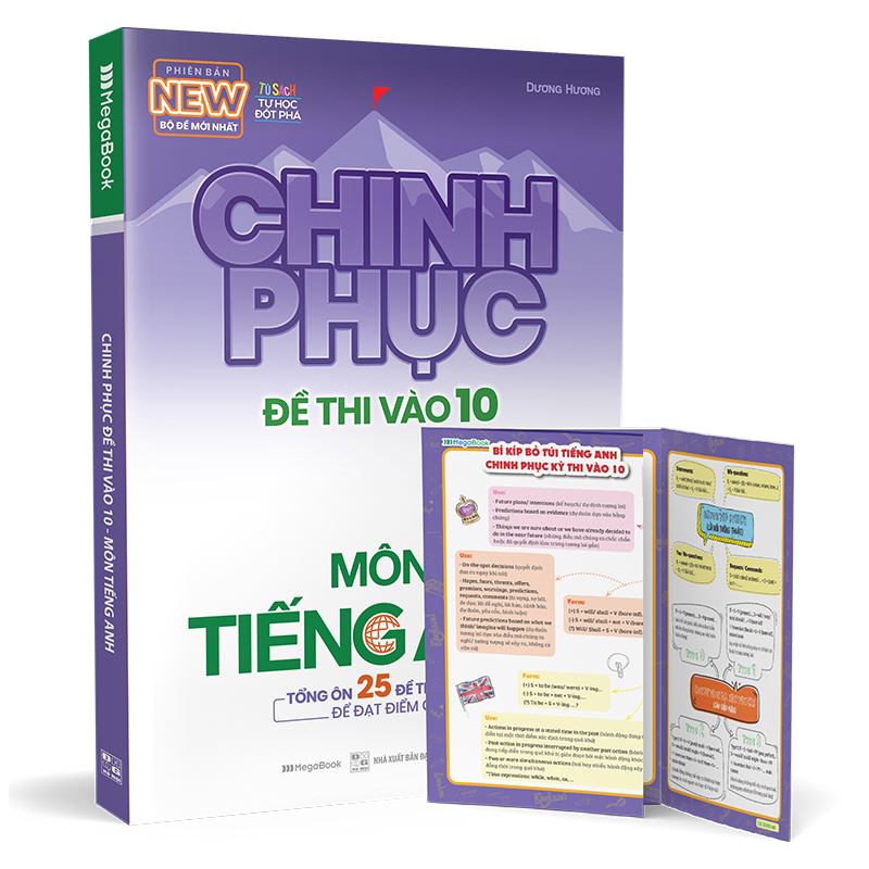 Sách - Chinh phục đề thi vào 10 môn tiếng Anh Tái bản ( Bộ đề mới nhất )