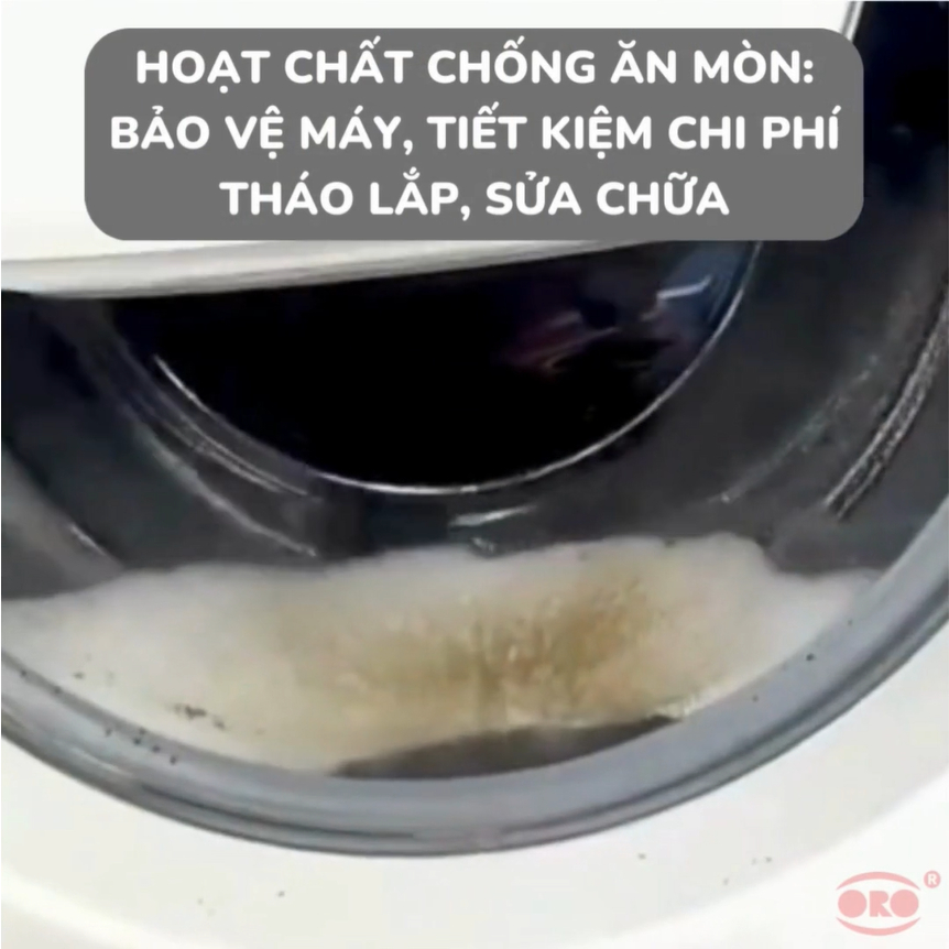 Dung Dịch Tẩy Lồng Máy Giặt ORO Làm Sạch Cặn Bẩn Lồng Giặt 250ml Vệ Sinh Lồng Máy Giặt, Đường Ống