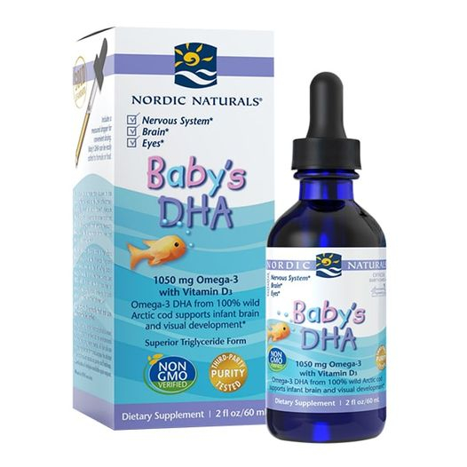 Siro Baby’s DHA Omega-3 With Vitamin D3 Nordic Naturals Mỹ