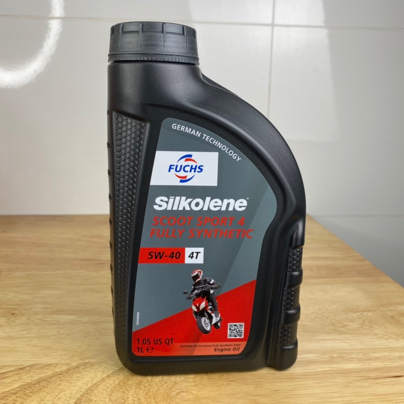 Dầu nhớt xe tay ga Fuchs Silkolene Scoot Sport 4 5w40/10w40 0.8L/1L