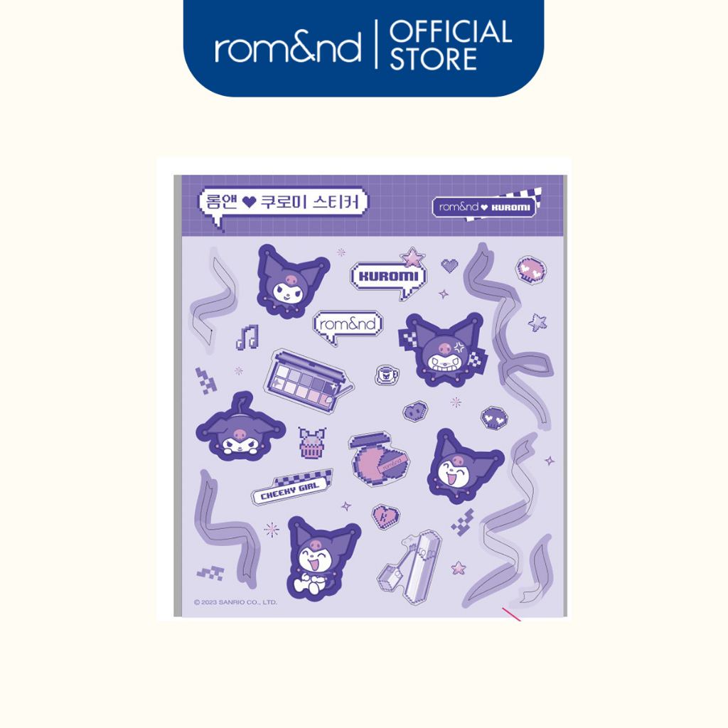 [GIFT] Romand Sticker #Kuromi (Quà tặng không bán)