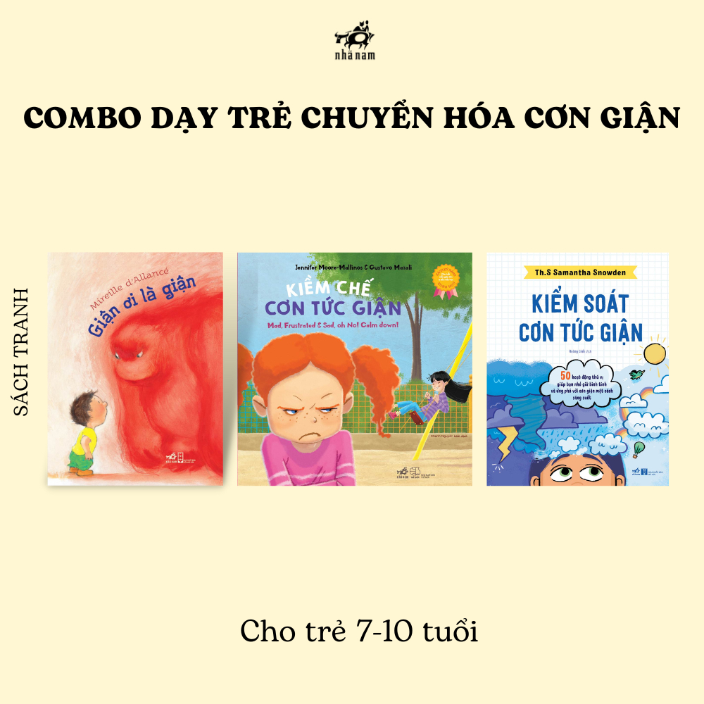 Sách - Combo dạy trẻ chuyển hóa cơn giận