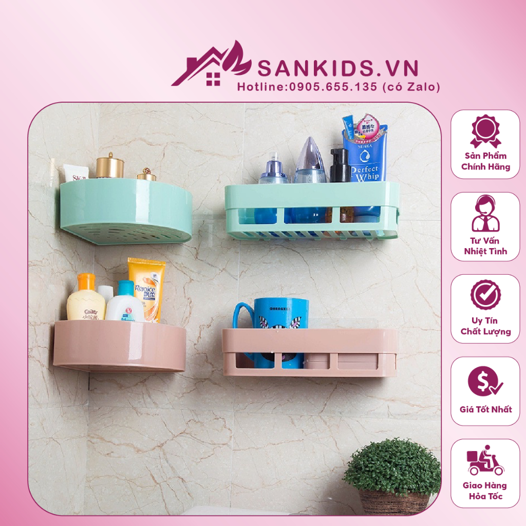 KỆ GÓC DÁN TƯỜNG ĐỂ ĐỒ TIỆN ÍCH