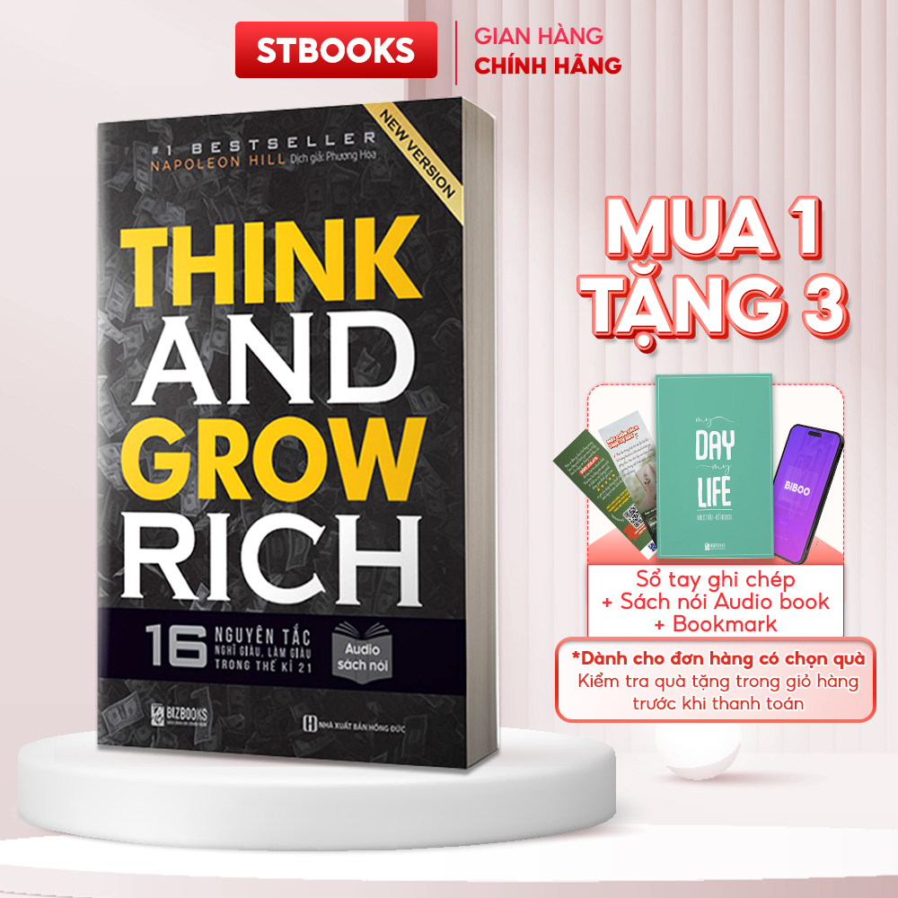 Sách Think And Grow Rich - 16 Nguyên Tắc Nghĩ Giàu Làm Giàu Trong Thế Kỉ 21 Của Napoleon Hill