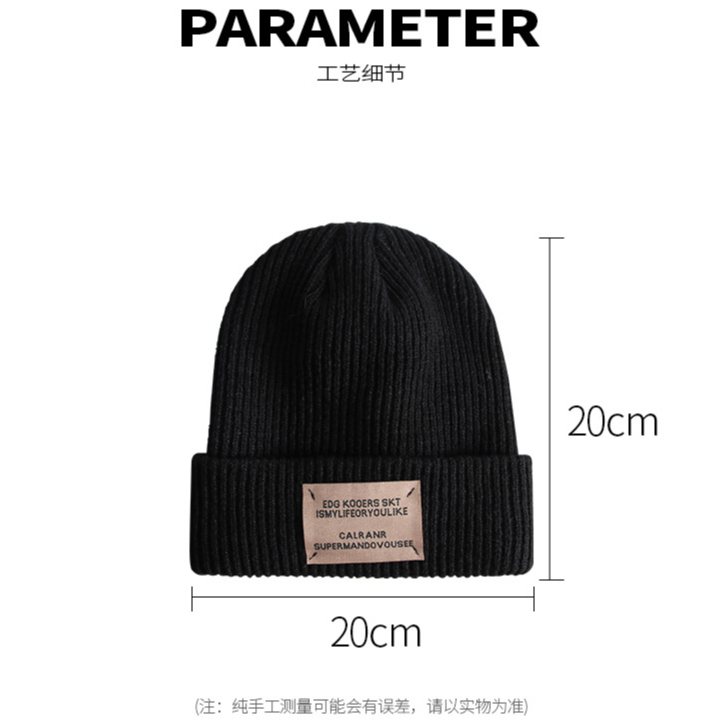 Mũ nón len beanie cá tính kèm tag phong cách ulzzang unisex giá rẻ thời trang thu đông - Nalita shop