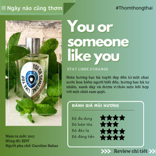 Thơm một chút - Nước hoa Eldo You or Someone like you (Mẫu thử 10ml)