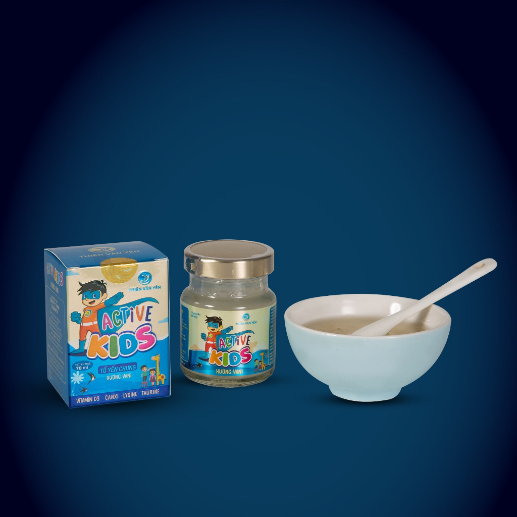 Yến sào cho bé kid hộp 6 lọ,tăng sức đề kháng,bổ sung dinh dưỡng cho bé Thiên Vân Yến
