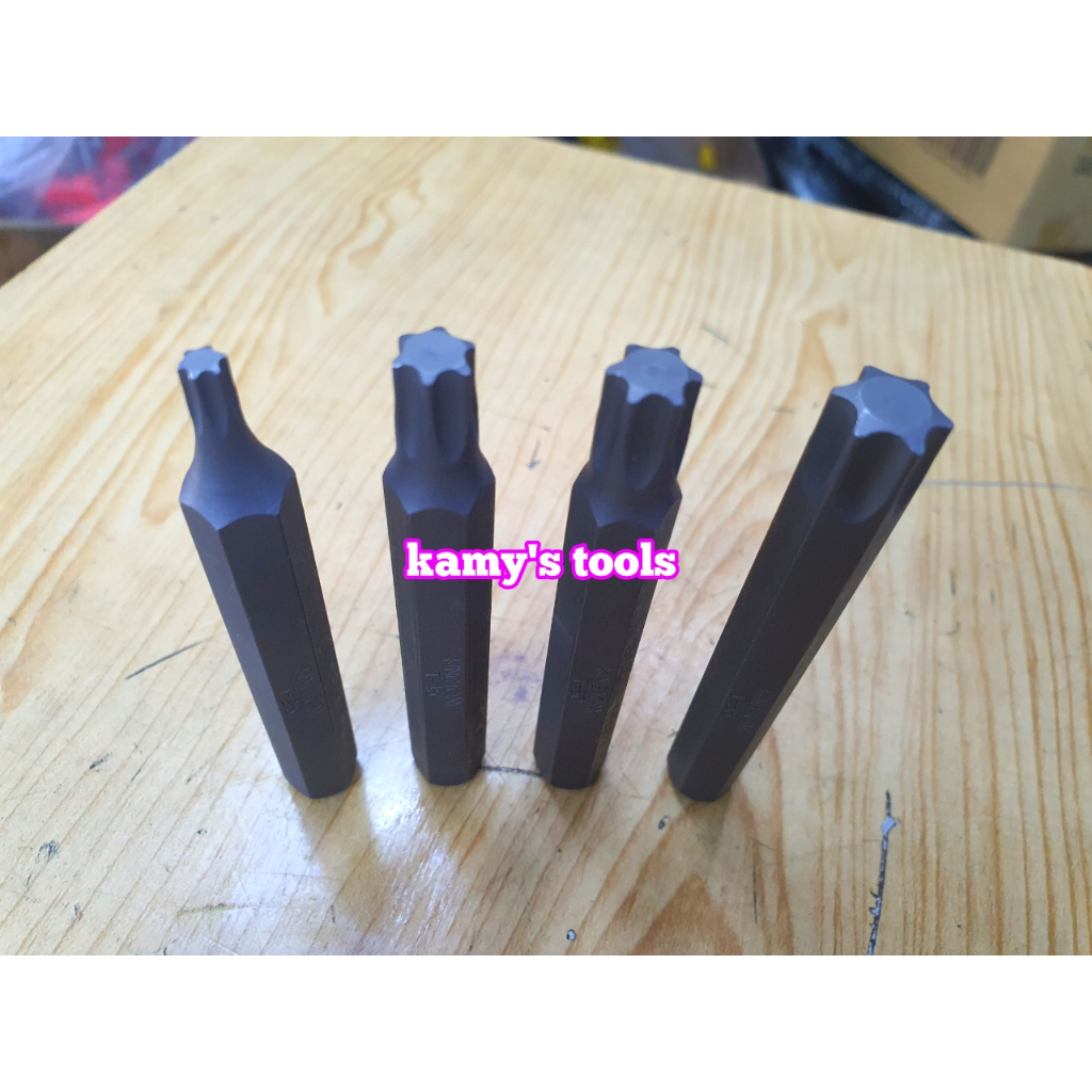 Mũi vít đóng đầu hoa thị bông 6 cạnh Kingtony T 168020, 168025, 168027, 168030, 168040, 168045, 168050, 168055 dài 80mm