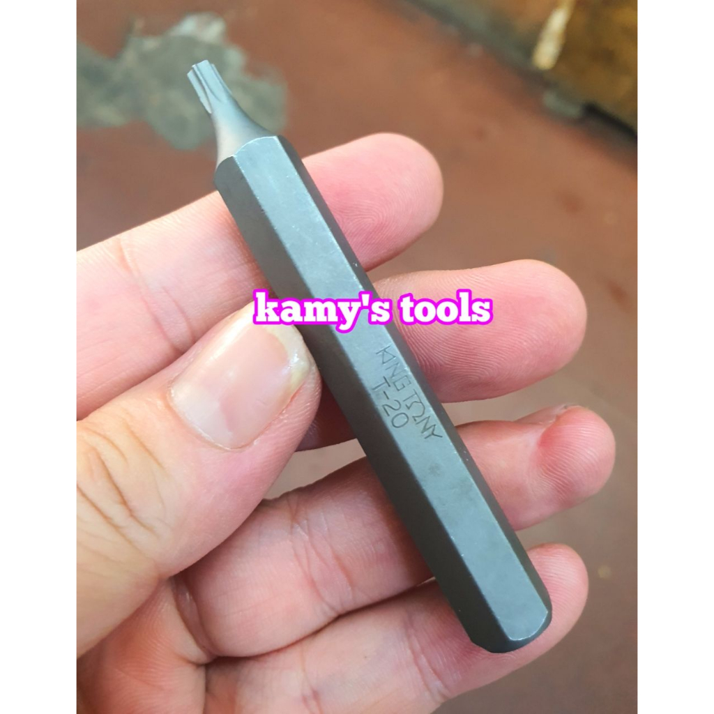 Mũi vít đóng đầu hoa thị bông 6 cạnh Kingtony T 168020, 168025, 168027, 168030, 168040, 168045, 168050, 168055 dài 80mm