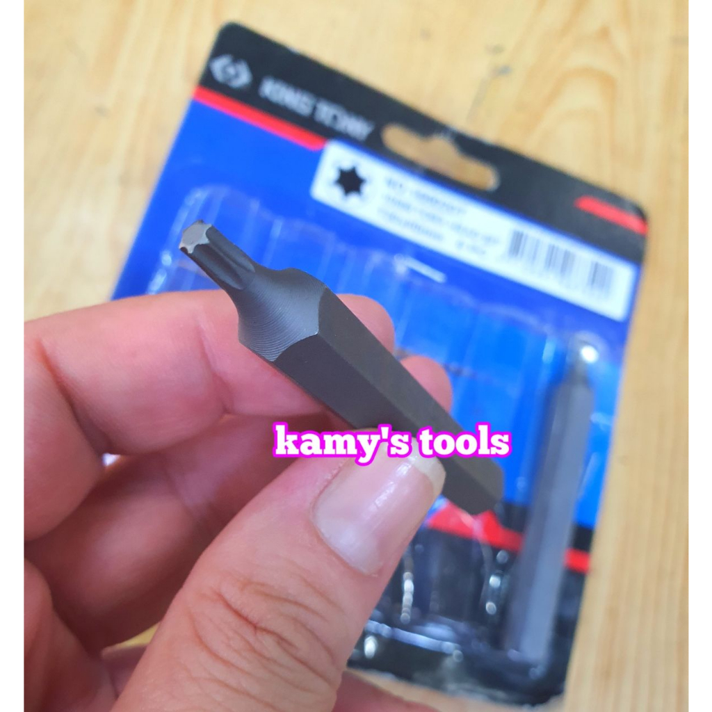 Mũi vít đóng đầu hoa thị bông 6 cạnh Kingtony T 168020, 168025, 168027, 168030, 168040, 168045, 168050, 168055 dài 80mm