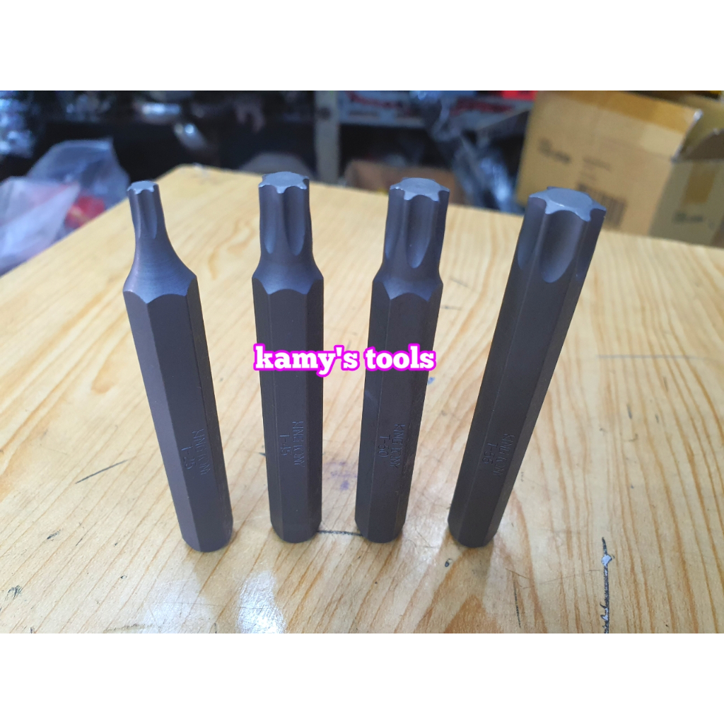 Mũi vít đóng đầu hoa thị bông 6 cạnh Kingtony T 168020, 168025, 168027, 168030, 168040, 168045, 168050, 168055 dài 80mm