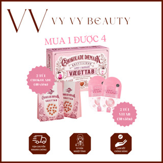 ( Có Che Tên ) KẸO SOCOLA GIẢM CÂN ĐAN MẠCH HỒNG 40 VIÊN mẫu 2024