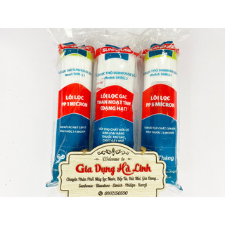 Lõi lọc nước Sunhouse ROL123, Cấu tạo bông ép và than hoạt tính dạng hạt, thời gian thay thế từ 3 đến 9 tháng