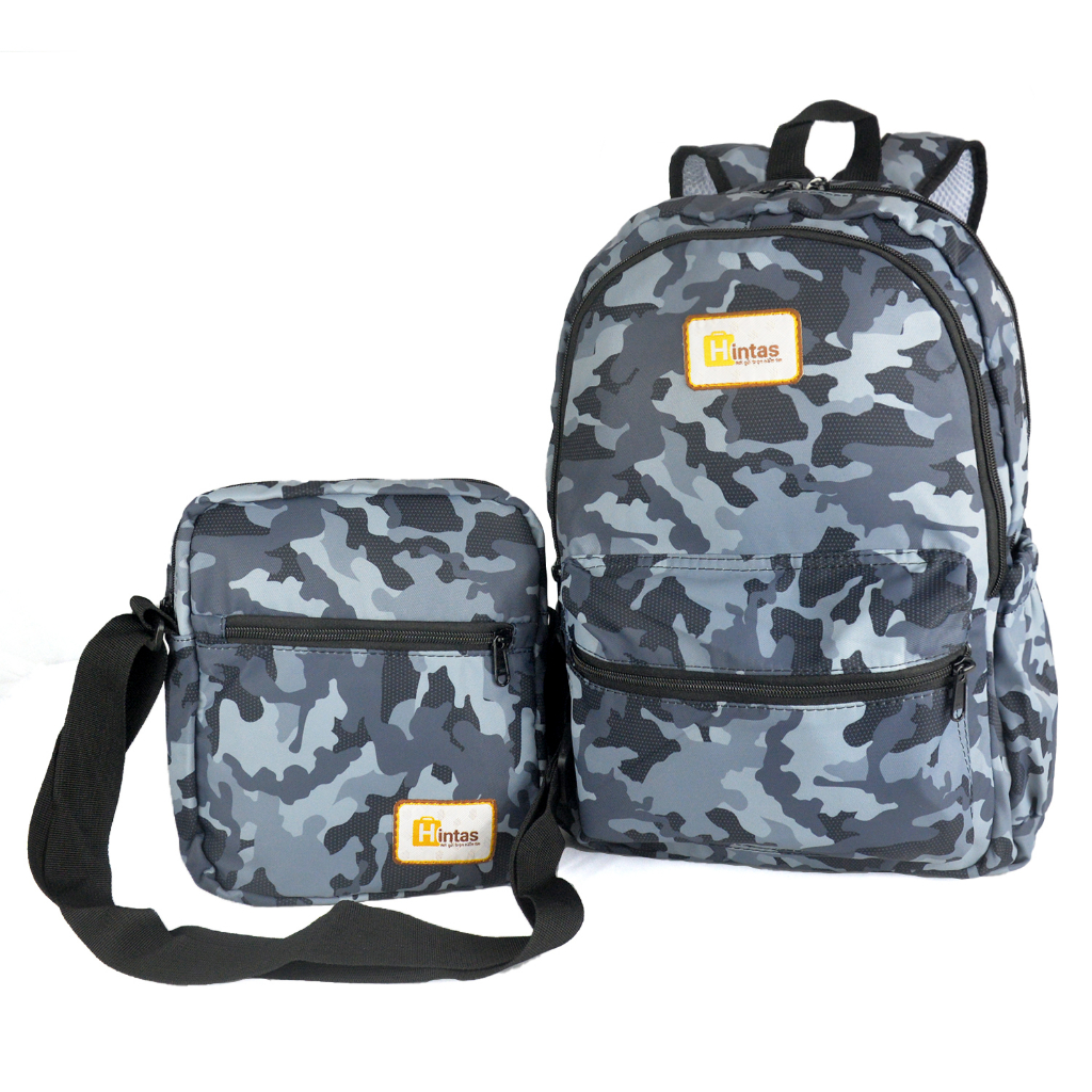 Balo Đi Kèm Túi Đựng Ipad - B202 - Balo Túi HINTAS Màu Sắc Năng Động, Thời Trang