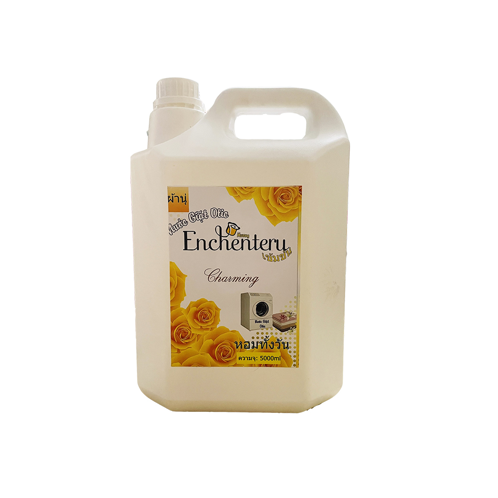 Mới! Nước Giặt Thái Lan 5L hương nước hoa thơm lâu Enchanteru - vàng Tặng 1 chai xả màu ngẫu nhiên