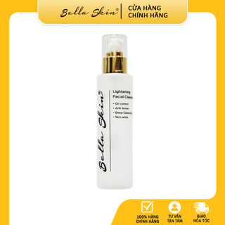 [KÈM QUÀ TẶNG] Sữa Rửa Mặt Trắng Da Ngăn Ngừa Mụn Bella Skin Lightening Facial Cleanser