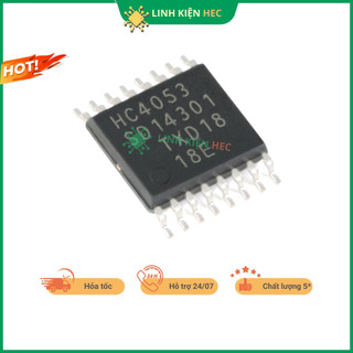 Ic chức năng hc4053 74hc4053 tssop-16 chính hãng nxp linhkienhec