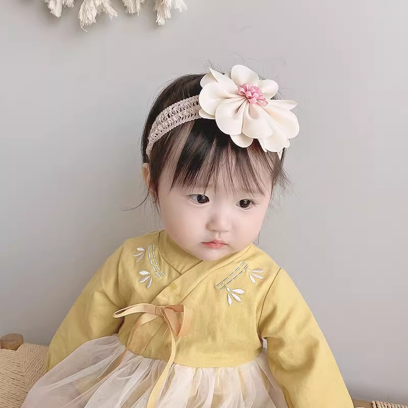 BD9 - Băng đô cài tóc hoa xinh xắn cho bé gái phong cách Hàn Quốc   - HÀNG CÓ SẴN GIAO NGAY