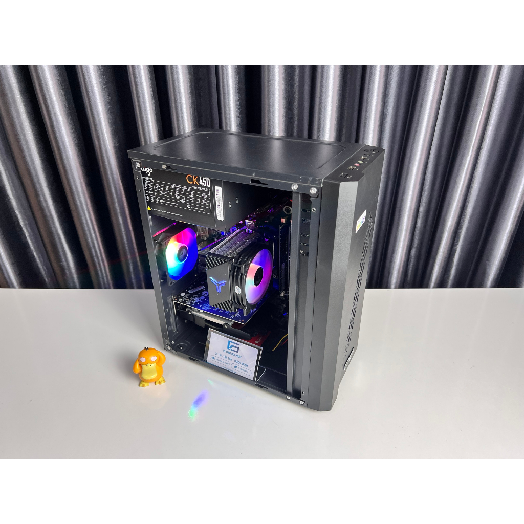 Pc gaming LED RGB giá rẻ cho sinh viên học sinh chiến Lol, Fifa, Au, Đột kích, zoom...