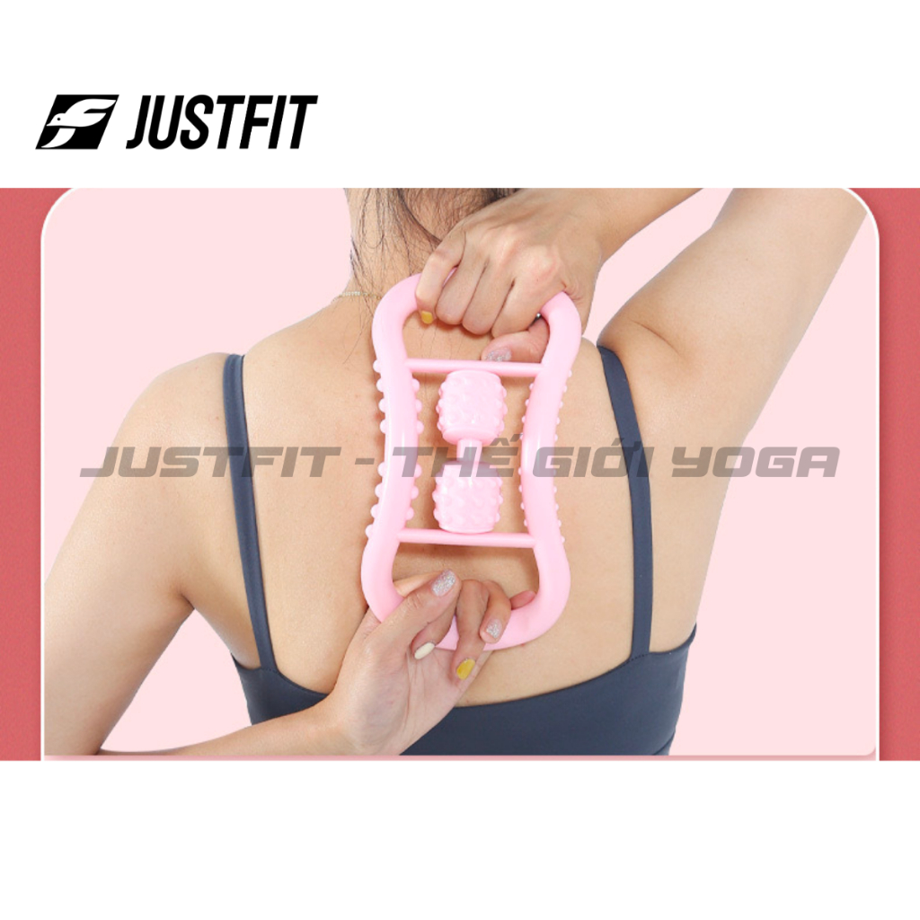 JUSTFIT Vòng massage cổ, vai, gáy, lưng, hỗ trợ tập YOGA