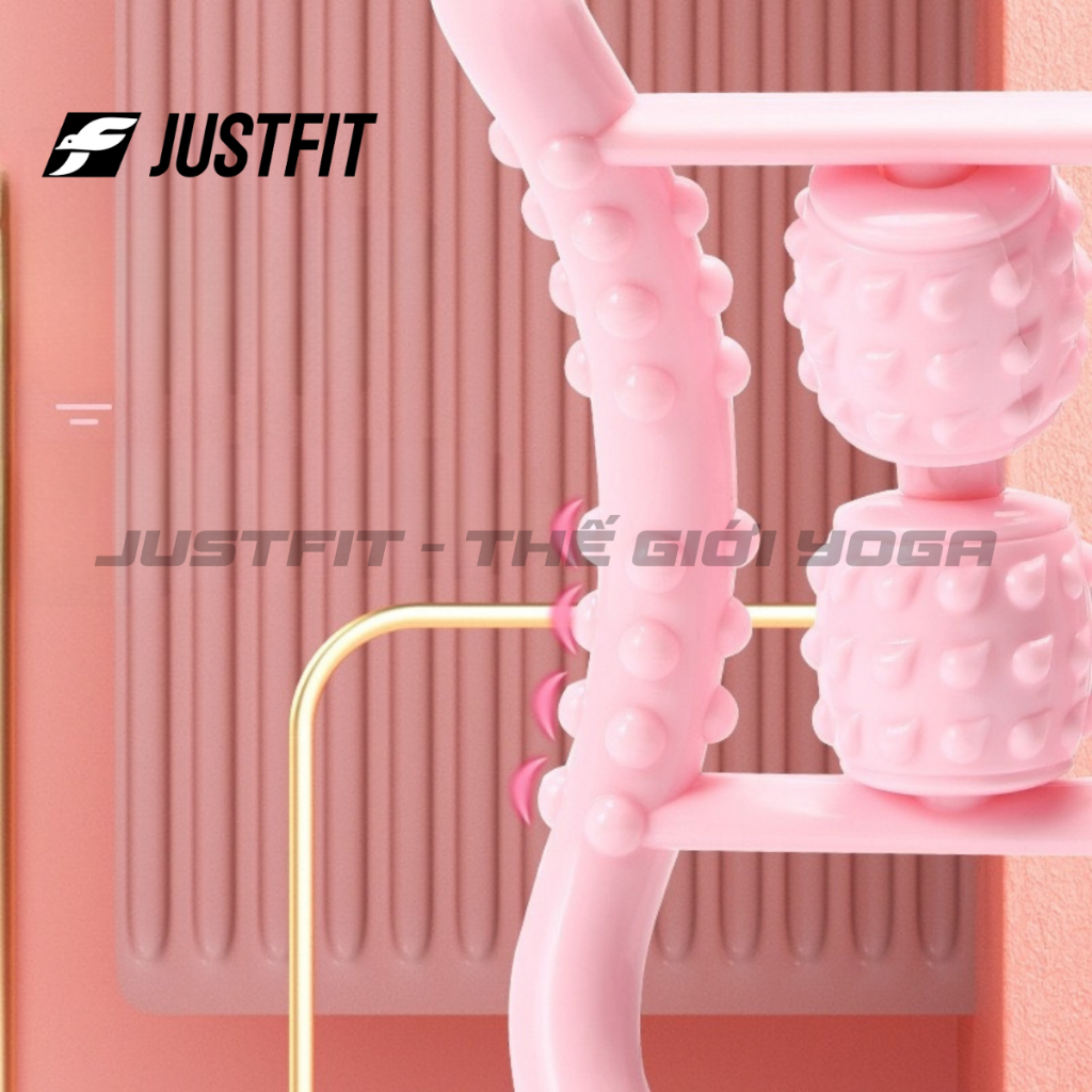 JUSTFIT Vòng massage cổ, vai, gáy, lưng, hỗ trợ tập YOGA